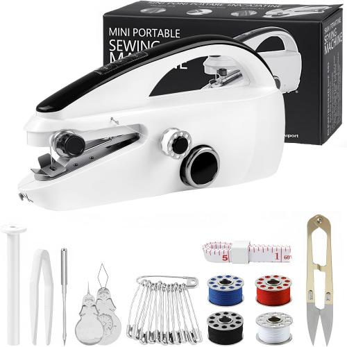 Handheld Sewing Machine,Portable,Mini Sewing Machine,Easy to Use,Fast Sewing Speed,Suitable for Sewing Clothes,Fabric,DIY Home Machine for Beginners