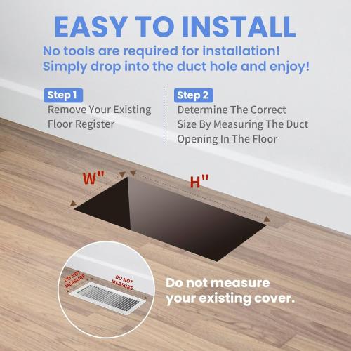 4x12 Inches Heavy Duty Walkable Floor Register Easy Adjust Air Supply Lever Floor Vents - Seattle Design - Vent Cover for Home Floor - Oil Rubbed Bronze