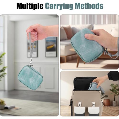 Cwatcun Carrying & Protective Case for Digital Camera, Small Camera Pouch for AbergBest 2.7 LCD Kodak Pixpro/Canon PowerShot ELPH 180/190 / DSCW830 Travel Cameras, Waterproof Shockproof Case，Grey