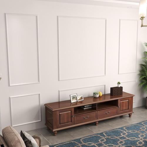 Peel and Stick Premade Wall Molding Kit 3 Set, Ready-to-Assemble Wainscoting Panels Frame for Interior Wall Decor, Molding Trim for Living Room Bedroom Corridor Home Accent Walls Panel