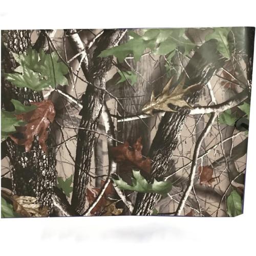 Queenbox Camo Vinyl Wraps, Woodland Maple Camouflage Self-Adhesive Car Sticker Decal Film Air Release Roll