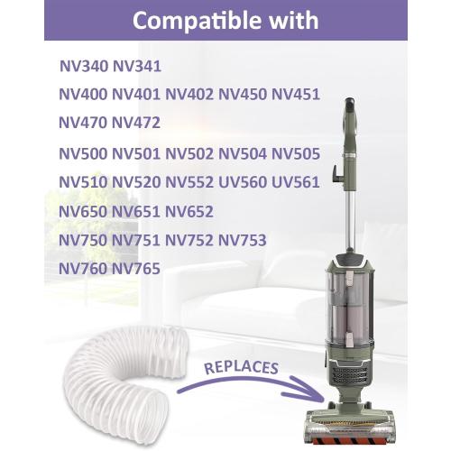 Lower Duct Hose for Shark, Compatible with NV752 NV501 NV500 NV552 UV560 NV341 NV470 NV472 NV760 NV400 NV650, 1-1/2 Floor Lower Nozzle Hose Replacements Parts 4 Pack