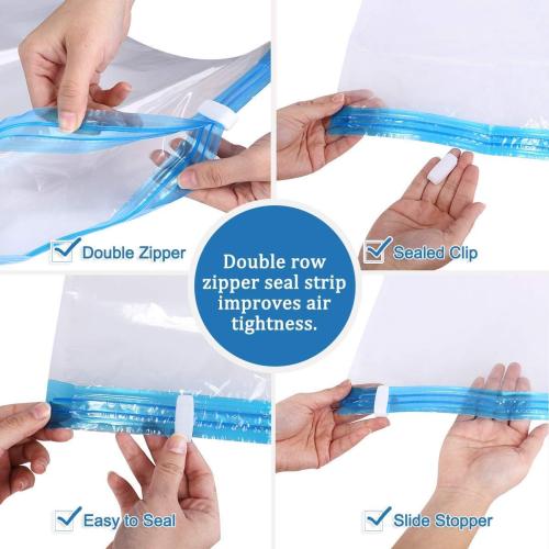 Pack of 4 Size 51x47 Super Jumbo Size 51X47 Vacuum Storage Bags for Storage Organization