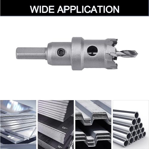 13mm (1/2 inch) Metal Steel Hole Saw with 2 Drill Bits, Hole Cutter for Thick Metal,Stainless Steel,Iron and Wood (13mm (1/2 inch))
