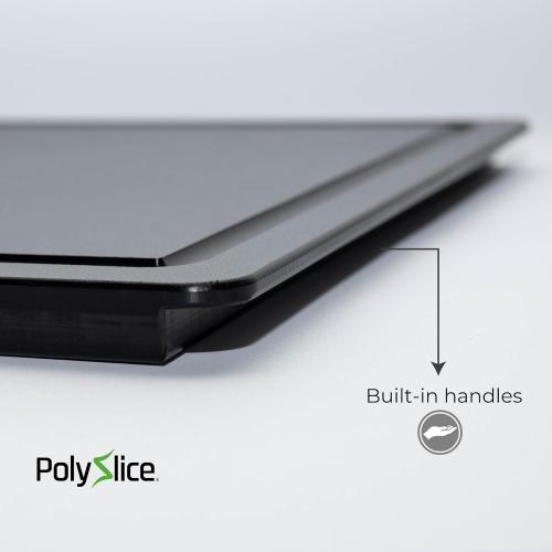 BBQ Cutting Board Premium HDPE High Density Polyethylene  Durable Modern Design, Deep Juice Groove, knife Friendly, Easy to Clean - Ideal for Outdoor Kitchen 2 pieces