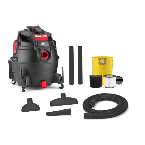 Shop-Vac 5801611 Wet Dry Vac with SVX2 Motor Technology, 16 Gallon, 2-1/2 Inch x 8 Foot Lock-On Hose, 150 CFM, (1-Pack) , Black (no test)