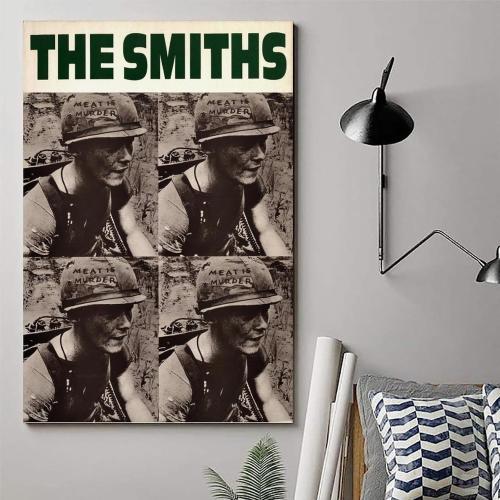 FENZHAZI Band Poster The Smiths Meat Is Murder Music Album Cover Poster Wall Art Decor Canvas Print 12x18inch(30x45cm)