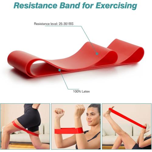 5 in 1 Foam Roller Set - Trigger Point Foam Back Roller, Muscle Roller Stick, Massage Ball, Stretching Band for Deep Muscle Massage Pilates Yoga,Fitness Exercise for Whole Body Release