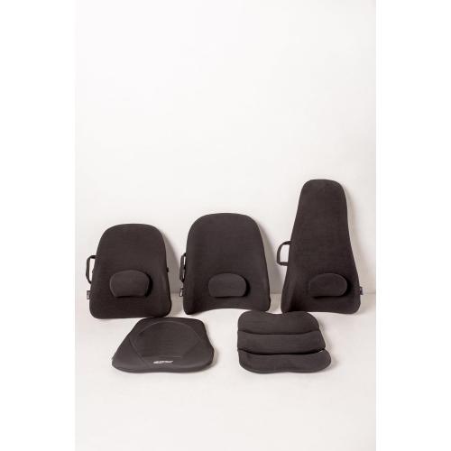 ObusForme Lowback Backrest Support – Lower Back Padded Seat Cushion and Lumbar Support Pillow, Portable Posture Support with Soft and Durable Foam