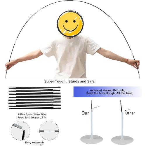 Balloon Arch, Innovation Large Sturdy Balloon Arch Kit,10Ft Wide & 9FT Tall Adjustable Balloon Stand with Water Fillable Bases, Manual Pump - for Wedding, Birthday, Baby Shower, Graduation