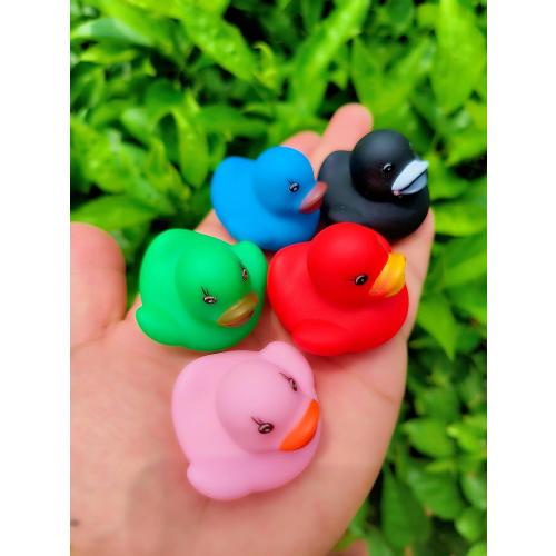 31 Pcs Multicolored Mini Multicolor Rubber Ducks Baby Bath Ducky Bathtub Pool Squeaky Little Duck Toys for Shower/Party Decoration Supplies/Birthday (1.5x 1.4 x 1.2)
