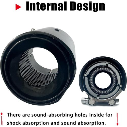 4pcs Carbon Fiber Exhaust Tips for BMW F87 M2 F80 M3 F82 F83 M4 Stainless Steel Tailpipe Tip (M Performance Exhaust)