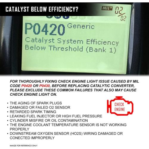 Y Pipe Catalytic Converter 50493 Replacement for Ford E-150 E-250 E-350 Super Duty 5.4L 2005-2008 AKWH
