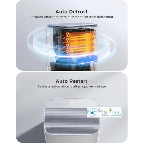 GoveeLife Dehumidifier for Home 4,500 Sq.Ft, 50 to 137 Pint Smart Auto Humidity Control, Drain Hose, 2.0Gal Bucket, Compressor Dehumidifiers for Basement with Auto Shut Off, Bathroom, Garage, w/WiFi