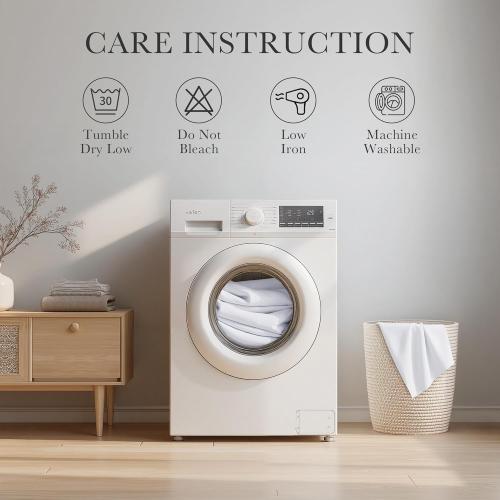 PONY DANCE Room Darkening Window Curtain Tiers, Kitchen/Bathroom/Kids Bedroom Decor Thermal Insulated Window Treatment Short Curtain, Pure White, 34W by 36L inches, 2 Panels