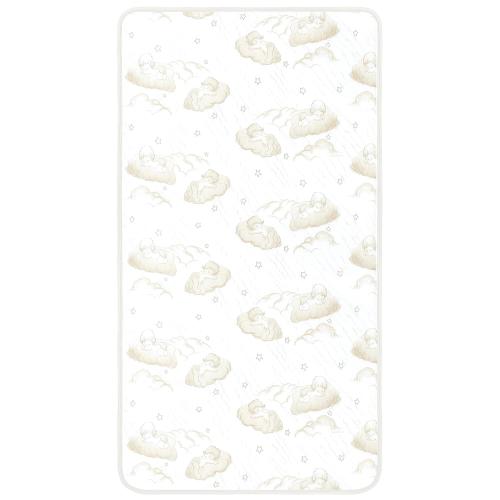 Dream On Me Twilight 5” 88 Coil Inner Spring Crib & Toddler Mattress – Brown Cloud, Greenguard Gold & BSA Certified, Waterproof & Stain-Resistant Cover, Fits Standard Full-Size Cribs & Toddler Beds