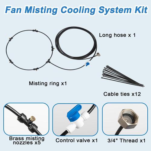 24 Inch Industrial Floor Fan High Velocity 8500 CFM Heavy Duty Outdoor Misting Fan with Aluminum Blades, 360  Adjustable Tilt Metal Fans for Workshop Patio Warehouse Factory Garage - UL Listed