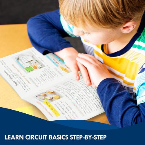 Science Circuit Kit Electricity for Kids, STEM Electrical Light Bulb Experiment, Electric Science Gifts Fair Project Kits Age 8-12, Fruit Energy Experiments Circuits Engineering Projects