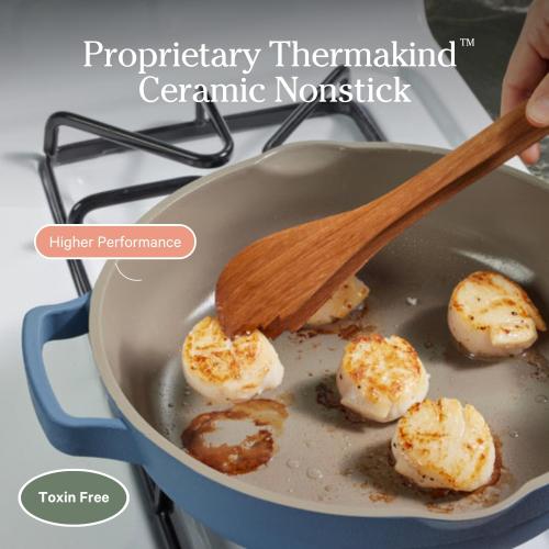 Our Place Always Pan Duo - Standard & Mini Always Pan 2.0 Bundle | Multi-Functional Cookware Set Replaces 20 Pieces | Steam
