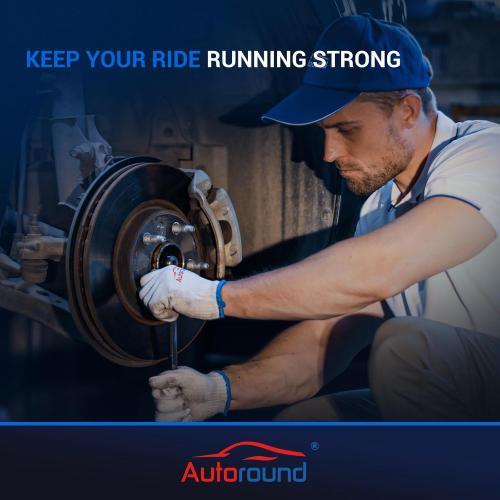 Autoround 513326 Front Wheel Hub and Bearing Assembly fit for Ford F-150 2010 2011 2012 2013 2014, 4WD 7-Lugs w/ABS
