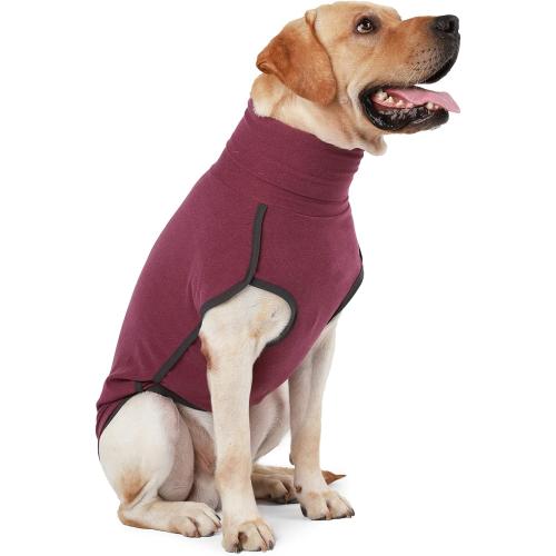 Dog Sweater Pullover Cold Weather Vest for Dogs Dog Sweatshirt & Jacket for Indoor and Outdoor Use (X-Large, Wine red)