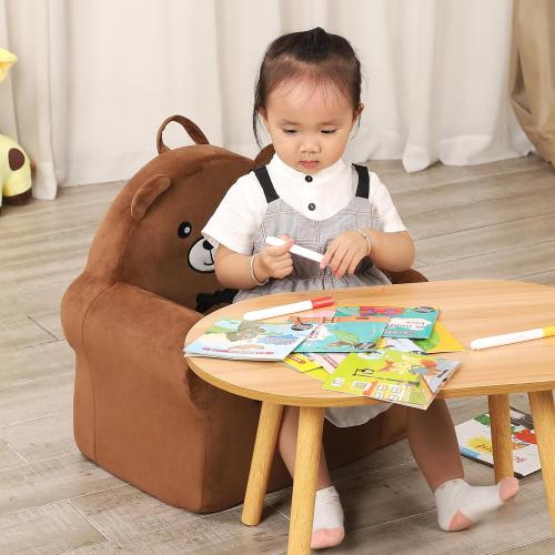Cuddly Toddler First Chair, Premium Character Chair, Brown, 18 Month up to 3 Years