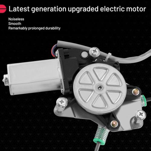 BDFHYK 748-132 Power Window Regulator with Motor Front Right for 2003 2004 2005 2006 2007 2008 2009 2010 2011 Honda Element 03 04 05 06 07 08 09 10 11