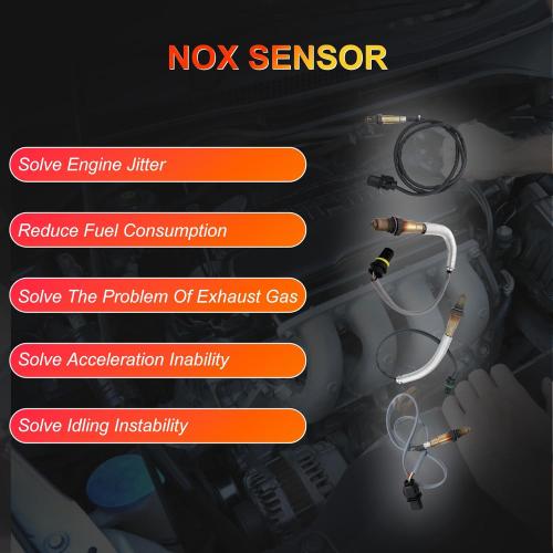 Up Downstream Oxygen Sensor 4Pcs Fits for BMW E82 E90 E91 E92 E93 E83 128i 328i 328xi X3 X5 2008 2009 2010 2011 2012 2013 3.0L OE 11787558055 11787545075 11787545074 11787540166 11787540167