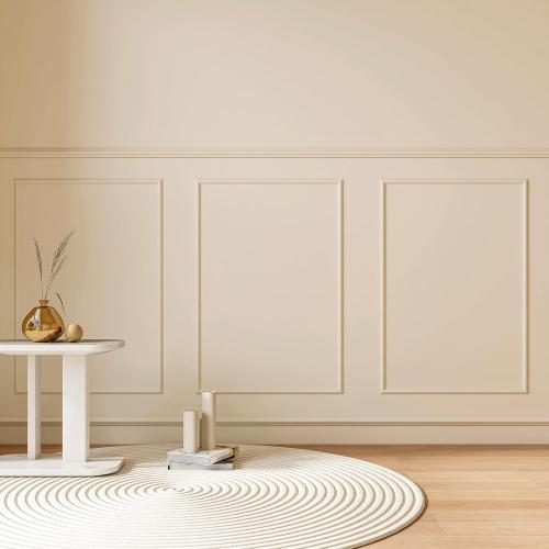 3 Set Accent Wall Molding Kit Premade Wainscoting Panels Wall Molding Peel and Stick Panel White Pre Cut Trim for Walls Picture Frame Molding for Home Decoration(16 x 24 Inch)