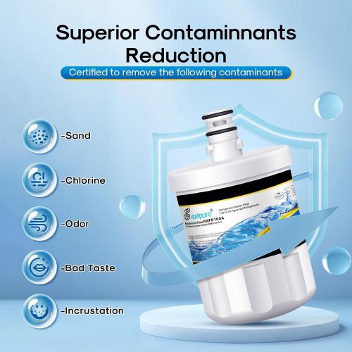 EXCELPURE Water Filter Replacement for LG LT500P, 5231JA2002A, 3PACK | Replacement for LG LT500P, Kenmore 9890, LFX25974ST, GEN11042FR-08, LFX25973ST, ADQ72910902, HDX FML-1,LFX25973D, CLCH110