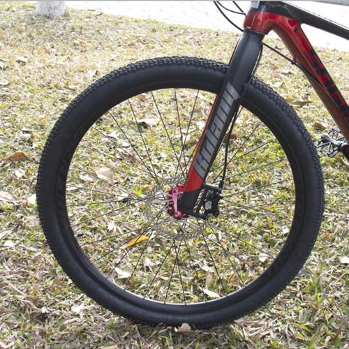Mountain Bike Rigid Forks 26/27.5/29 inch 1-1/8 Ultralight Front Fork Bicycle Threadless Straight Tube MTB Forks QR 9X100mm Disc Brake Aluminum Alloy (Color : Red, Size : 29)