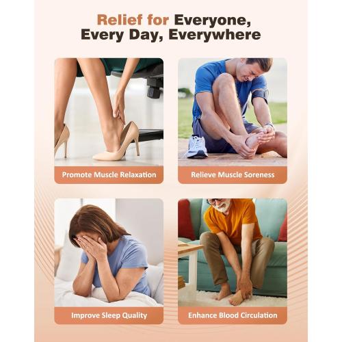 KNQZE Shiatsu Foot Massager with Heat and Compression, Deep Kneading Foot Massage for Plantar Fasciitis Relief, Remote Control, Multi Massage Modes, Auto Shut-Off Timer, FSA Eligible, Mothers Day gift