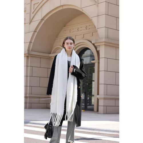Wander Agio Winter Warm Scarf Long Pashmina Extra Large Shawls and Wraps for Women Large Blanket Scarves Solid