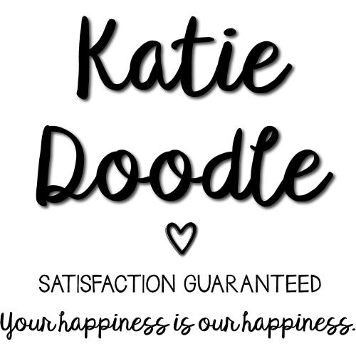Katie Doodle Funny Birthday Card - Taylor Pop Art Style - Great Swift Merch for Sweet 16, 13th, 18th, 21st, 30th, 40th Birthday Gifts for Women Girls Her - Includes Card (5x7 inch) & Kraft Envelope