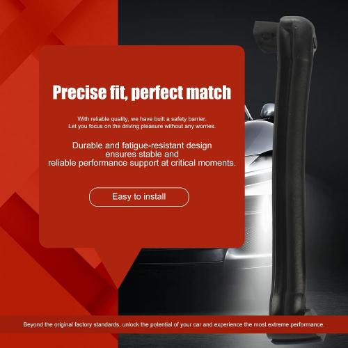 Convertible Top Weatherstrip Seal Kit 12.91 Length for 1986-1996 Chevy Corvette C4 - Premium EPDM Rubber Upper Header Seal 2.13 & 2.35 End Heights - Direct Fit, Leak Repair & Wind Noise Reduction