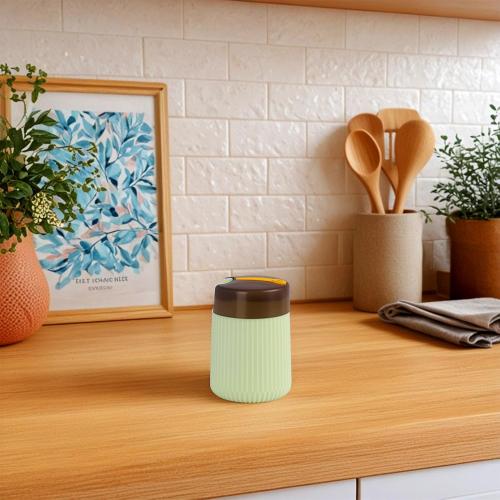 Automatic Toothpick Dispenser Holder, Plastic Toothpick Box, Release Press-type Tooth Pick Holder Dispenser, Dental Floss Box, Toothpicks Container for Home Bathroom Kitchen Storage(Green)