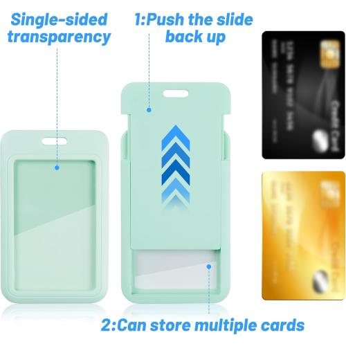 9 in 3 Sets Retractable Lanyards for ID Badges with ID Holder Teacher Lanyard for Women Cute Nurse School Silicone Beaded with Badge Reel