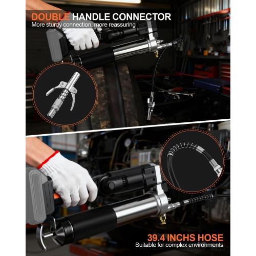 Clatoon Electric Grease Gun Compatible with Ma-ki-ta18V Batterry(Only Tool)