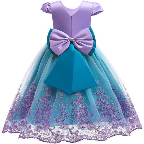 7-8 Years CinheyU Girls Halloween Costume Mermaid Princess Fancy Cosplay Dress Christmas Birthday Party Pageant Tulle Ball Gown