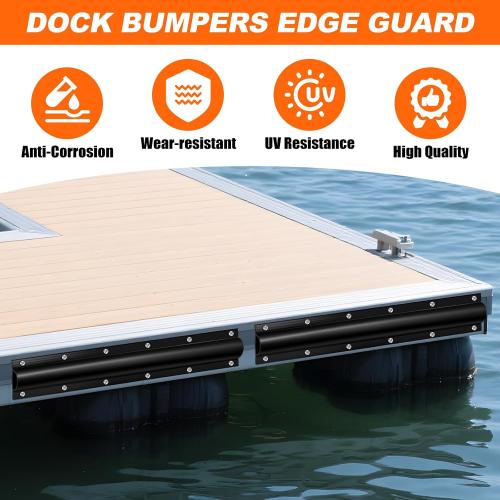 5 Park and 10 Park Dock Edging 10 Feet/20 FeetBoat Dock Bumpers for Dockside and Edge,Dock Greater Protector Rub Rail for Boats