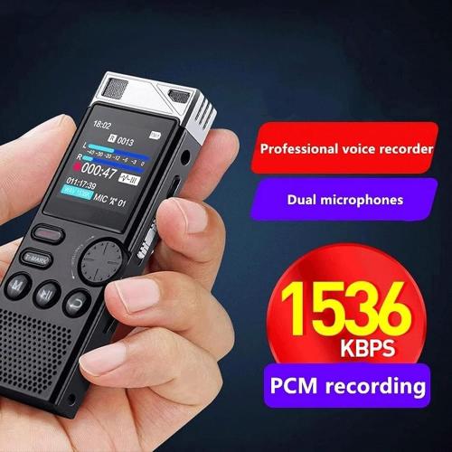 Digital Voice Recorder 8GB, USB Voice Activated Dictaphone, MP3 Player, Audio Recording Device, Built-in Microphone and Speaker for Lectures, Meetings *MISSING accessories *