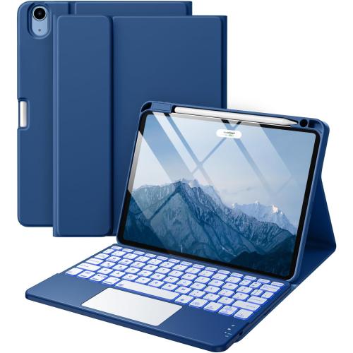 Harvopu for iPad Air 11 Inch & Air 5th/ 4th Generation Case with Keyboard