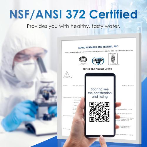 Waterdrop G2P600 Reverse Osmosis System, 600 GPD Tankless RO Water Filter System, Under Sink RO System, 7 Stage Filtration, 2:1 Pure to Drain, Reduce TDS, FCC Listed, USA Tech