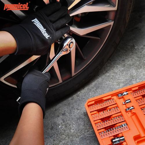 Mechanic Tool Set, Socket Set, 320-Pcs Professional Mechanics Tool Set & Metric and Standard Socket Set, 1/4″ 3/8″ 1/2″ Drive with 72-Tooth Ratchet, Car Mechanic Tool Kit for Automotive Repair‼️incomplete set‼️