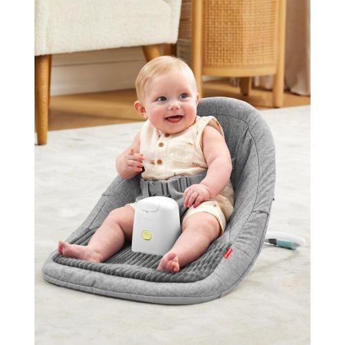 Skip Hop Baby Ergonomic Activity Floor Seat for Upright Sitting Lightweight and Travel-Friendly Silver Lining Cloud Grey Age 0