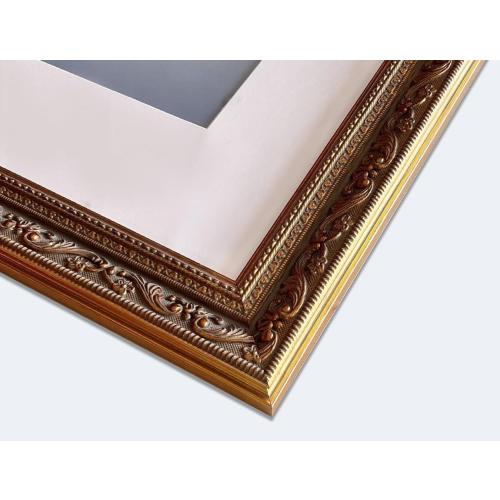 20x24 Picture Frame Antique Gold, Lightweight Plastic Photo Frame with PS Glass - Perfect for Home, Office, Wedding Photos