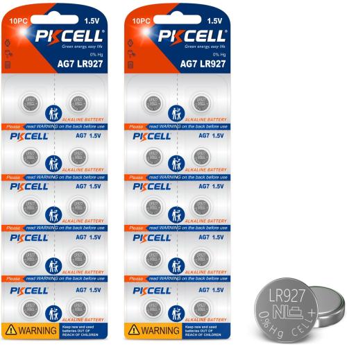 PKCELL 3 10-Pack SR927SW 395 Watch Battery 1.5V LR927 Batteries AG7 Button Cell Batteries