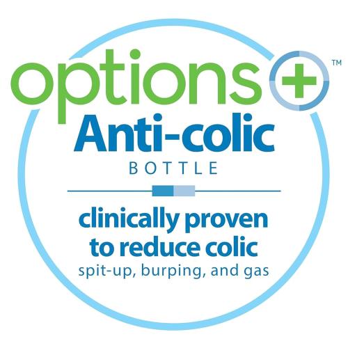 Dr. Brown's Natural Flow Anti-Colic Options  Wide-Neck Baby Bottles 5 oz/150 mL,with Level 1 Slow Flow Nipple, Pink 4 Pack, 0m