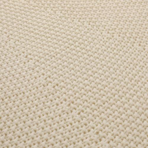 Sattiyrch Knit Christmas Tree Skirt – Classic Cable Knit Tree Base Wrap with Tie Closure – Cozy Holiday Décor for 7.5–9 ft Christmas Tree (White,48in)