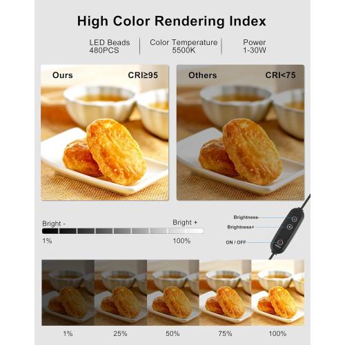 PULUZ Upgrade Light Box & Soft Box, 16x16 Professional Shooting Tent with 480 LED Lights Photo Studio Light Box Photography with 4 Color PVC Backdrops for Jewelry and Product Photography